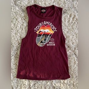 NWOT Harley Davidson Rolling Stones Tank